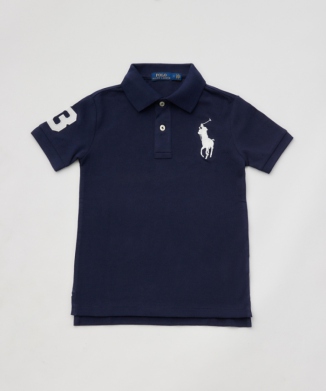 ビックポニー コットン メッシュ ポロシャツ