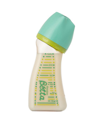 ドクターベッタ哺乳びん ブレイン 広口 WS2-240ml ( Green )