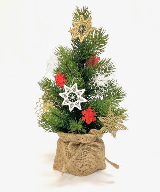 RSｸﾞﾛｰﾊﾞﾙﾄﾚｰﾄﾞ社ｼｭｳﾞｧﾙﾂｳﾞｧﾙﾄﾂﾘｰ 卓上 30cm オーナメント付き