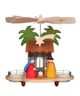 キャンドルスタンド やしの木と聖誕