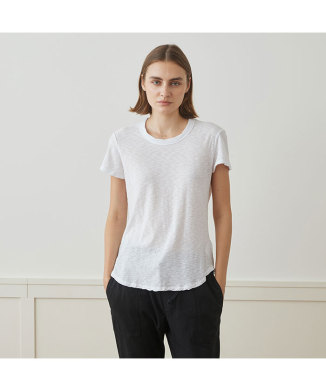 スラブジャージー クルーネックTシャツ WUA3037