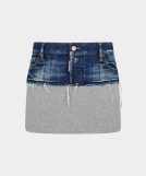 Hybrid Jean Skirt
