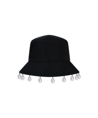 PEARL EMBELLISHED BUCKET HAT