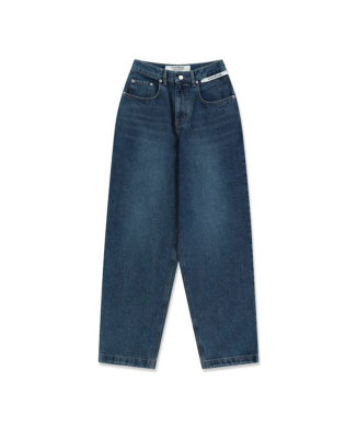 WASHED WIDE JEANS