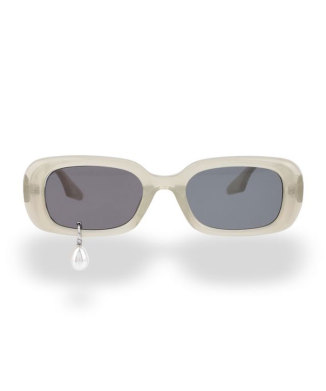 PEARL TEAR SQUARE SUNGLASSES