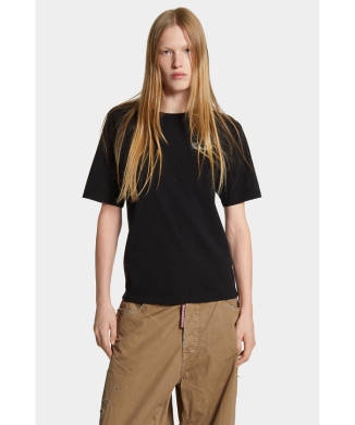 Easy Fit Crystal Logo T-Shirt