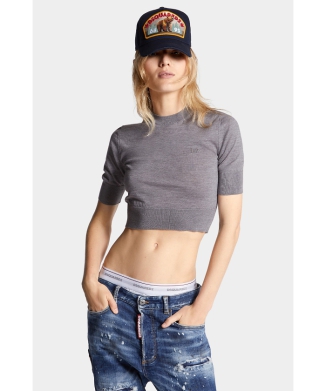 Cropped D2 Pullover