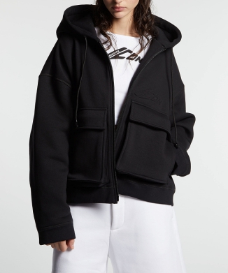 Baloon Cargo Zipped Sweatshirt