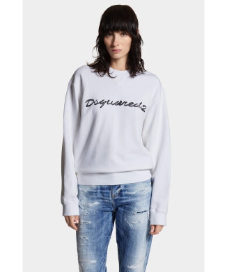 Dyed Just Right Fit Doodle Sweatshirt