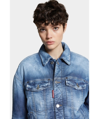 Light Padding Denim Jean Jacket