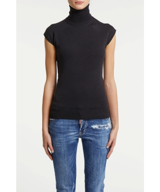 Knit Turtleneck Top
