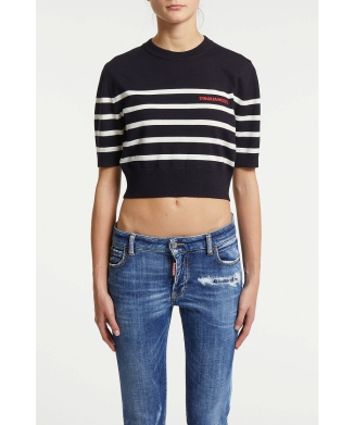 Knit Cropped Sweater