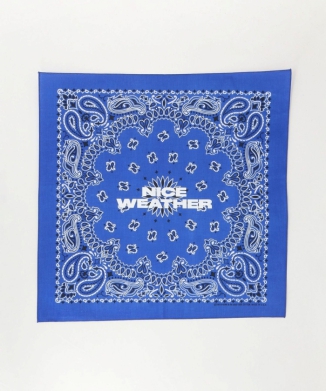 ロゴ ペーズリー バンダナ