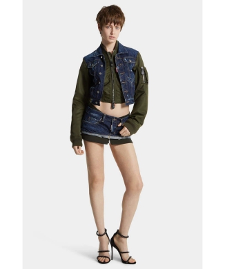 Dark Aviator Hybrid Jean Jacket
