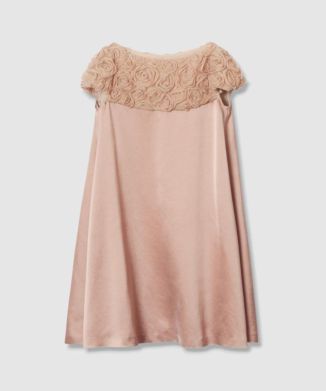 チュールローズワンピース