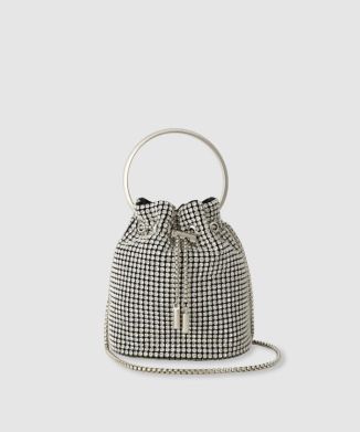 ビジュー巾着ショルダー