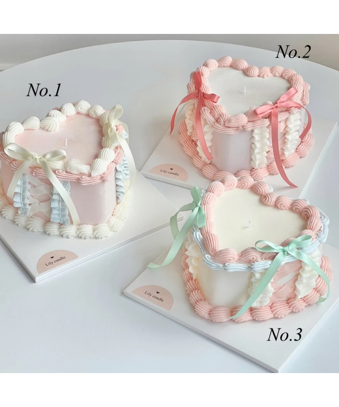 ハートリボンケーキキャンドル(fw5E0512)｜阪急百貨店公式通販サイト