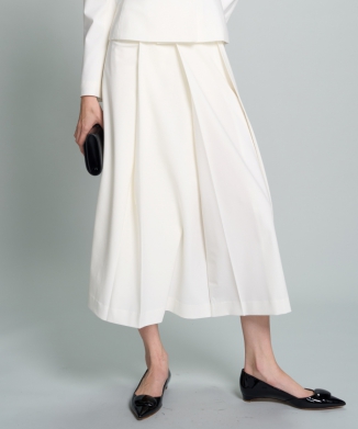 ラッププリーツスカート