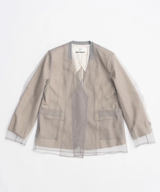 Tulle Layered Jacket