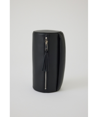 Drum leather clutch bag