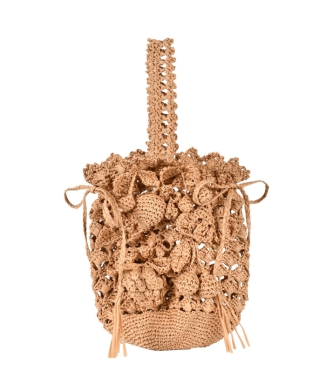 Fruit Motif Raffia BAG