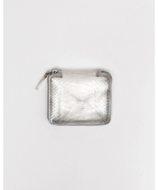 TRANSPARENT SNAKE ZIP WALLET