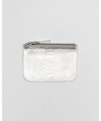 TRANSPARENT SNAKE SMALL ZIP POUCH