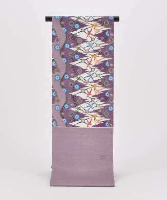 城間栄市　紅型名古屋帯