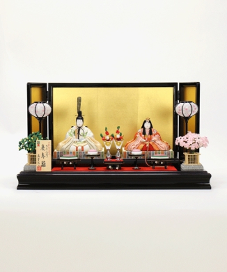 真多呂作　木目込み親王飾り