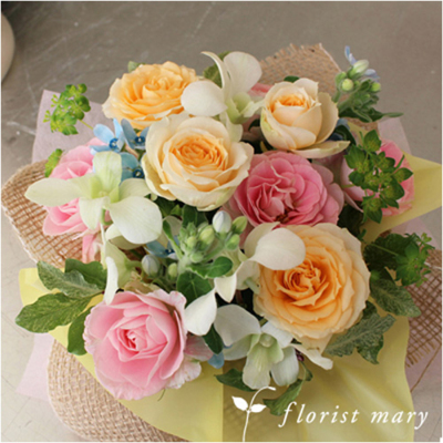 ケーキフラワー：ジュートパステル