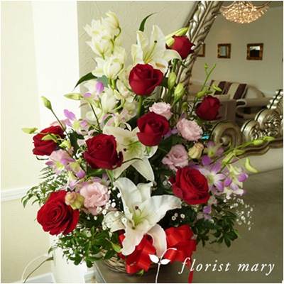 リリーアレンジ：レッド