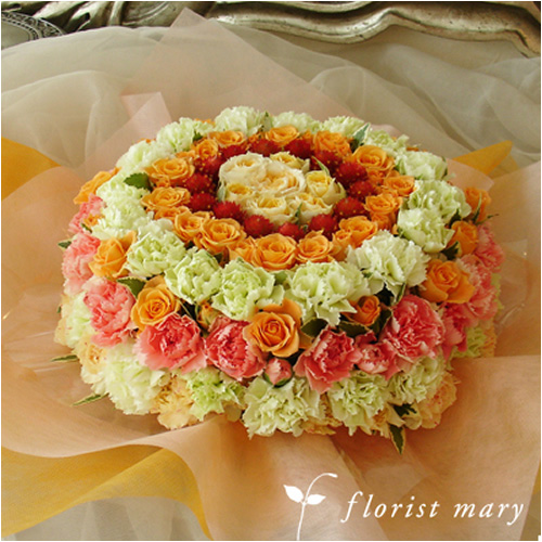 新品　ARSOA Fresh Flower Set オレンジ 2025年のクリスマスの特別な衣装 アルソア フレッシュフラワー
