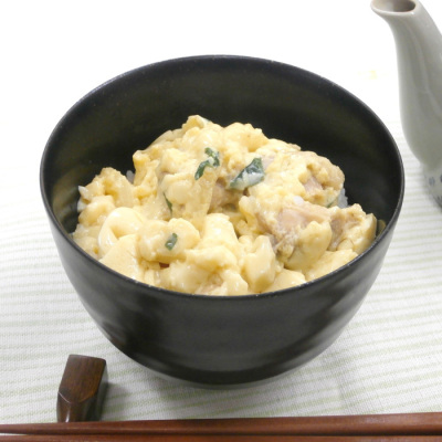 ふんわり食感ミニ親子丼の具