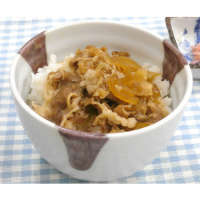 和食の料理人が作るミニ牛丼の具