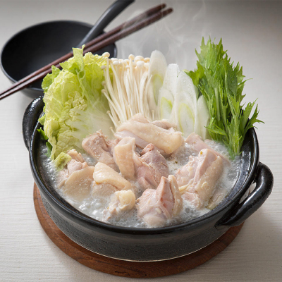 白濁スープの水炊きセット(A)(2～3人用)