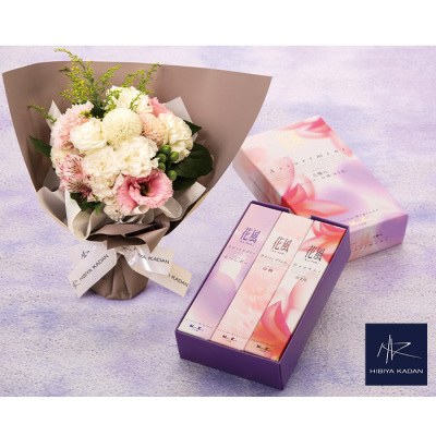 KOBEお供えシュシュL+線香