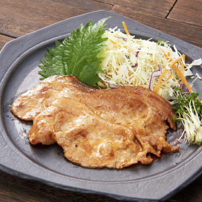 国産豚ロース肉味付け