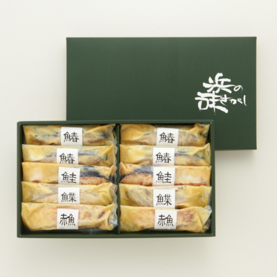 味噌漬詰合わせ(緑箱入り)