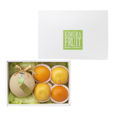 クラウンマスクメロンと柑橘2種アラカルト