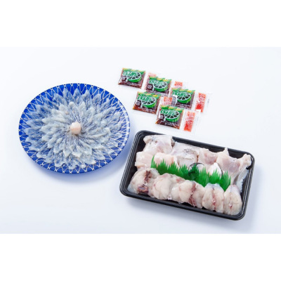 天然まふぐ鍋・刺身セット
