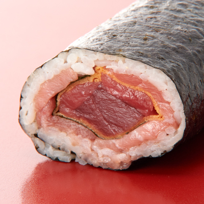 (1)まぐろ屋の鮪たっぷり福太巻き(ハーフ)＜2月3日午後6時から午後7時受け取り＞