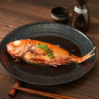 勝浦灯台沖きんめ鯛(2尾、煮汁付き)