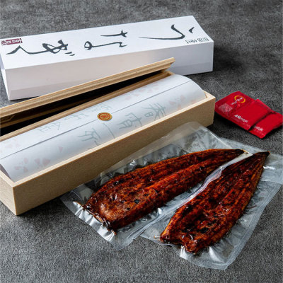 【贈答用】国産「三河のうなぎ」蒲焼き2本セット(春仕様)