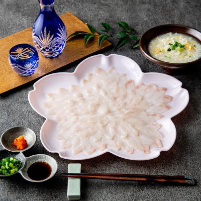 国産とらふぐ 花盛りてっさ