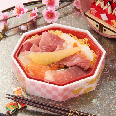 トロ入り海鮮ちらし＜3月3日受け取り＞