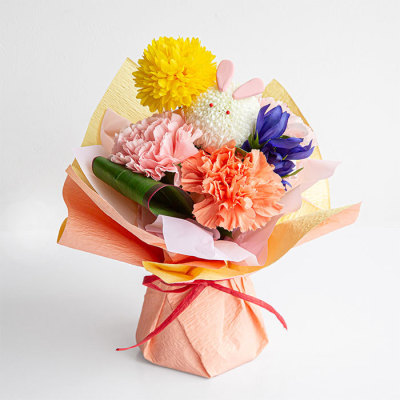 生花 そのまま飾れるお月見ブーケ