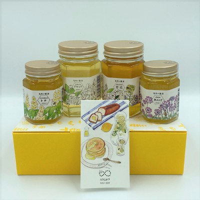 はちみつ4種セット(アカシア・百花・れんげ・トチ)