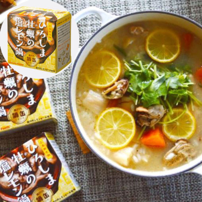 広島県産牡蠣のレモン鍋缶