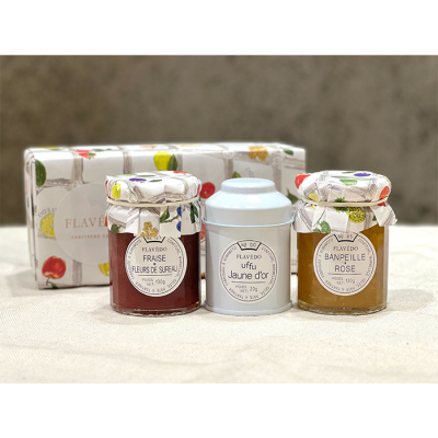 お花が香るコンフィチュールと紅茶のセット