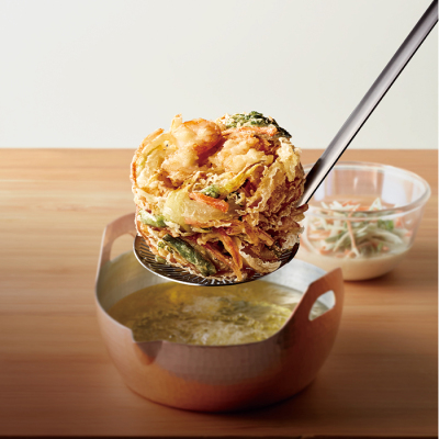 芝海老の野菜かき揚げ